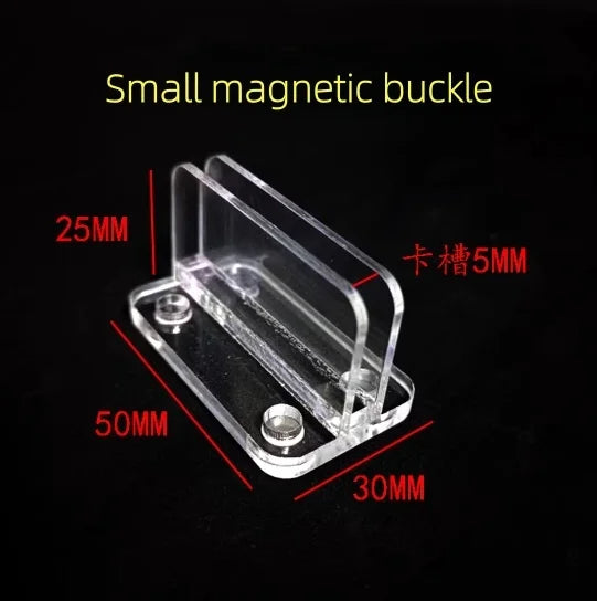 clip magnétique acrylique transparent moderne fonctionnel affiche support publicitaire clips