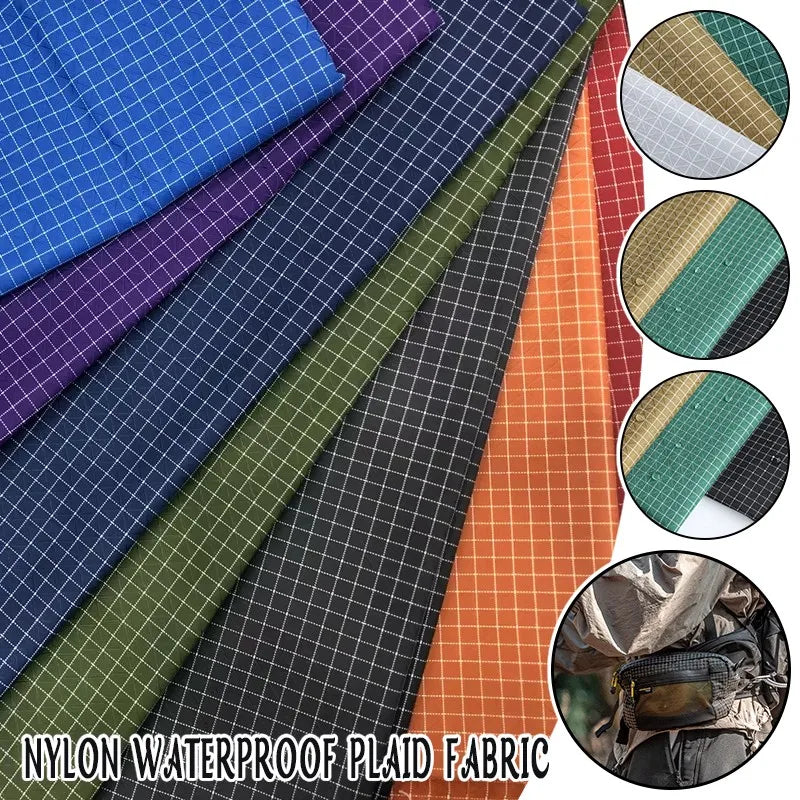 tissu imperméable carreaux rouge marron vert noir bleu violet orange moderne bricolage résistance abrasion