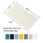 tapis bar silicone perforé moderne noir gris rose blanc perforations respectueux environnement