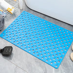 tapis douche bain antidérapant microfibre perforations bleu rose gris vert beige moderne