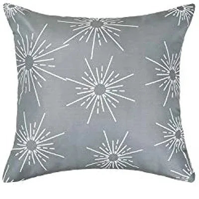 housse coussin gris motif géométrique moderne 40x40 45x45 50x50 60x60 polyester fixations