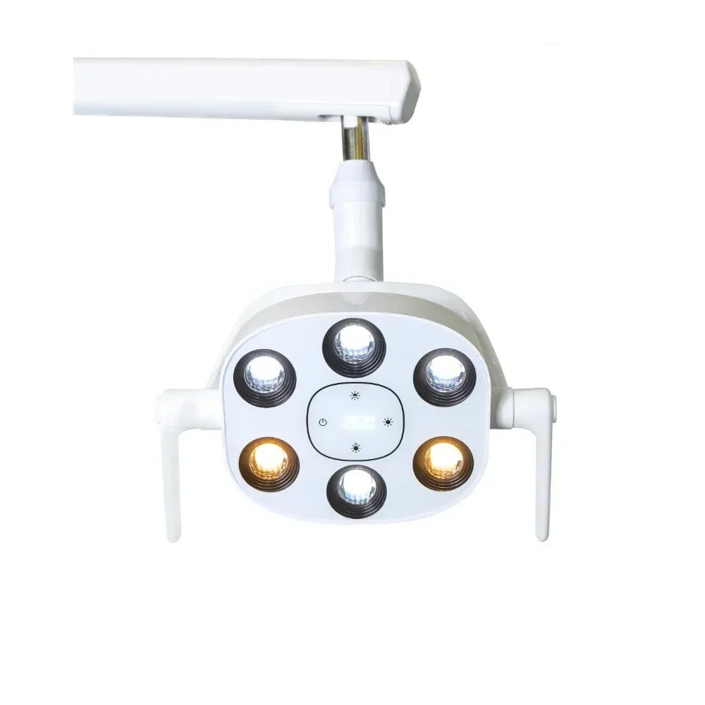 lampe chirurgicale led sans ombre moderne blanc tringle fixe outil dentaire éclairage professionnel phẫu
