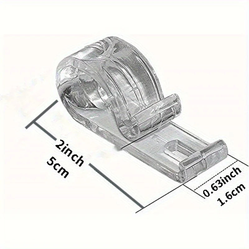 crochet rideau transparent moderne pièces vis fixation 5cm largeur 1.6cm hauteur