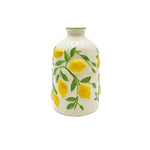 vase decoratif fleurs artificielles lemons peintures main decoration intérieure rustique maison