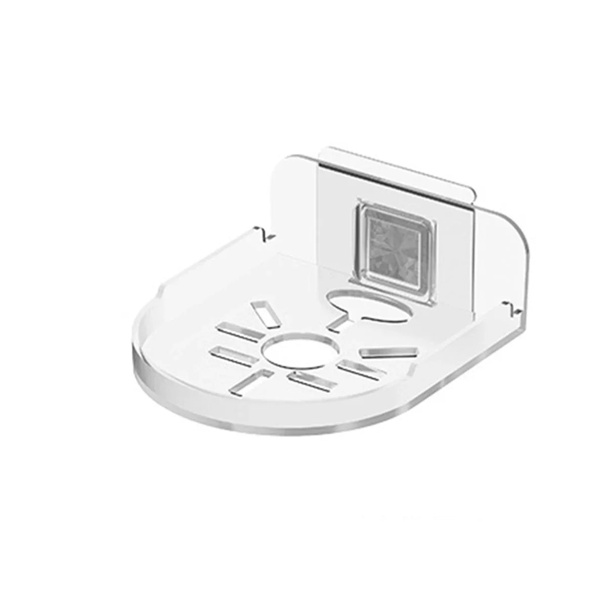 support mural transparent blanc clips caméra vidéosurveillance moderne facile respectueux environnement