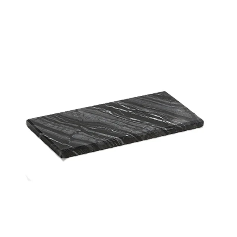 plateau marbre noir blanc moderne plateau rangement marbre naturel salle bain accessoires