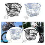 panier vélo blanc maille métallique moderne clips fixation extra large avant arrière clips