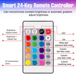 ampoule led e27 gu10 e14 rgb 15 couleurs réglables télécommande smart moderne blanc opacité