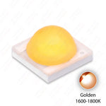diodes led 1w 3w 5w 10w blanc chaud pur doré lumineuses 3500k 6000k plat