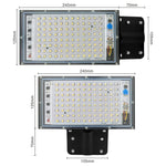 lampe rue led 100w ip65 industrielle noire moderne câble vis fixation aluminium contemporaineextérieur