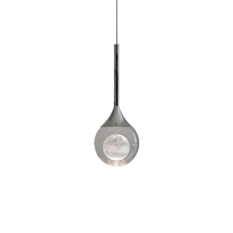 suspension lumineuse moderne noir argenté transparent serviettes peignoirs osier decoration interieur minimaliste