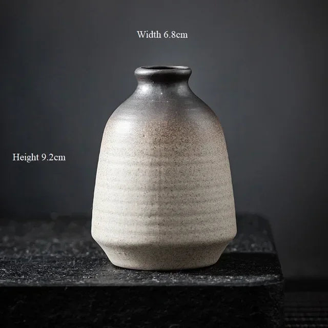 vases céramique gris moderne minimaliste décoration intérieure salon table haute température