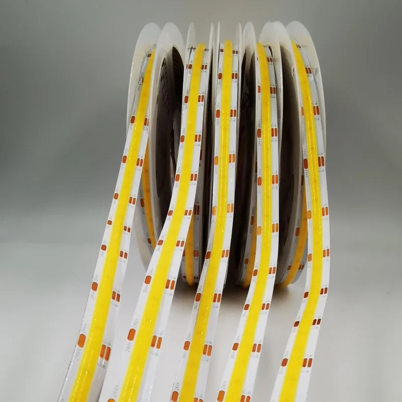 ruban led blanc jaune rayures moderne adhésif 608 leds 12v 24v variable