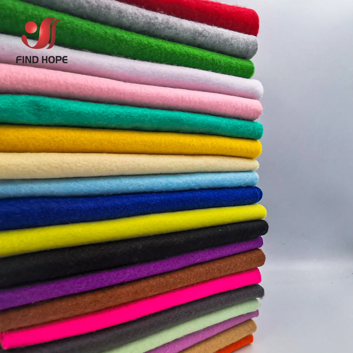 tissu feutre polyester multicolore uni texturé bricolage couture artisanat poupées décoration jouets peluche matériaux