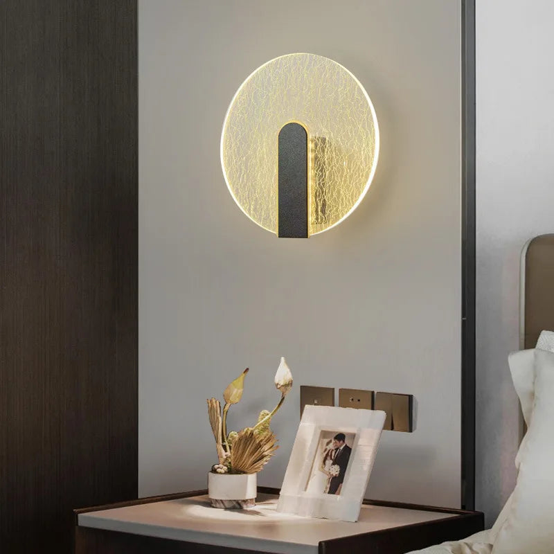 lampe murale moderne gris marbre éclairage quotidien cuisine chambre coucher entrée 9W LED