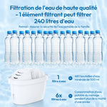filtre eau blanc moderne perforations haute performance capacité 240 litres