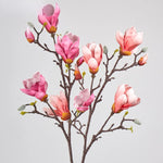 décoration intérieure branche artificielle magnolia blanc rose feuilles naturelles maison mariage anniversaire