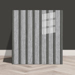 panneaux décoratifs moderne adhésifs naturels rayures verticales gris intérieur cuisine décoration mur autoadhésifs