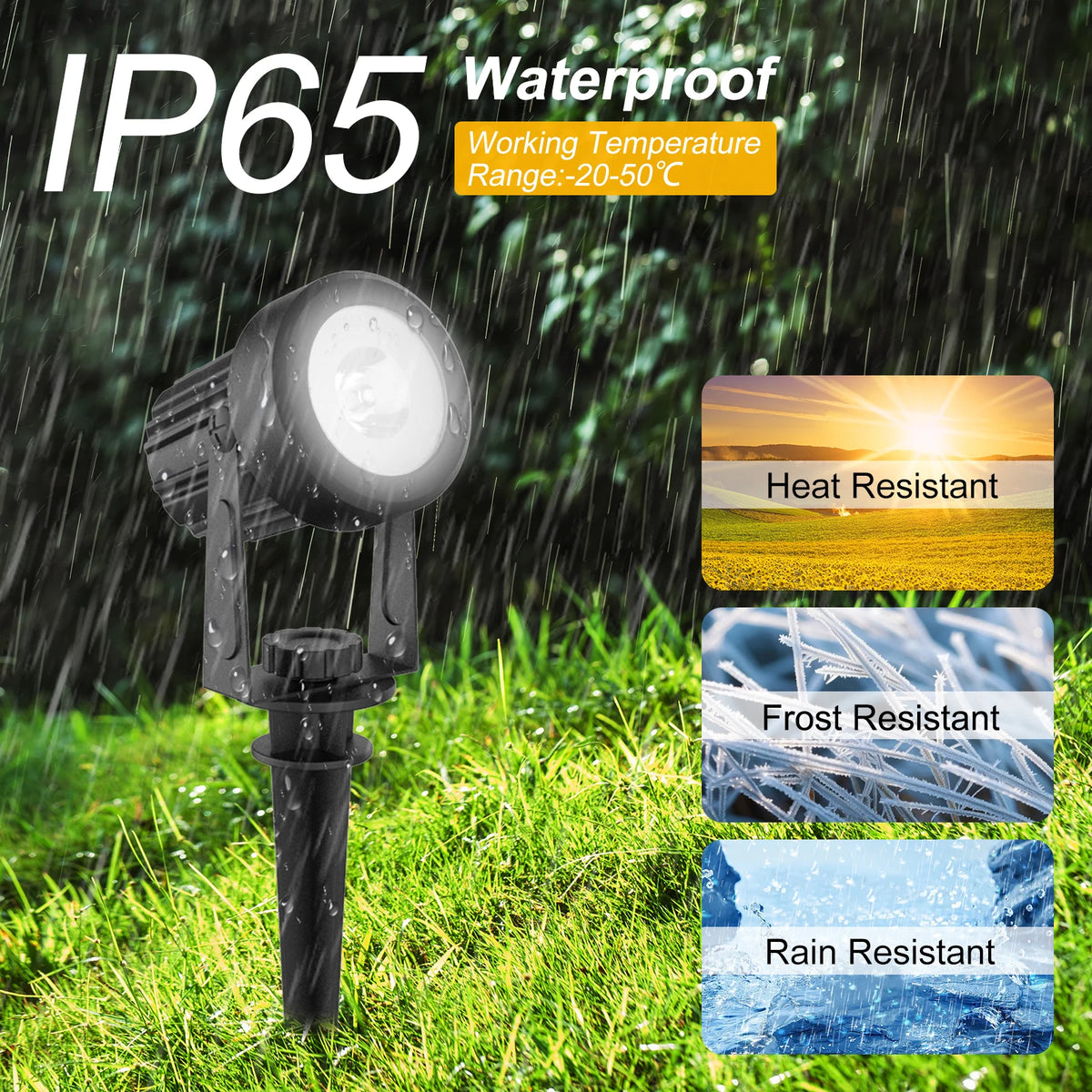 projecteur solaire led ip65 étanche contemporain solar power opaque noir moderne vacances