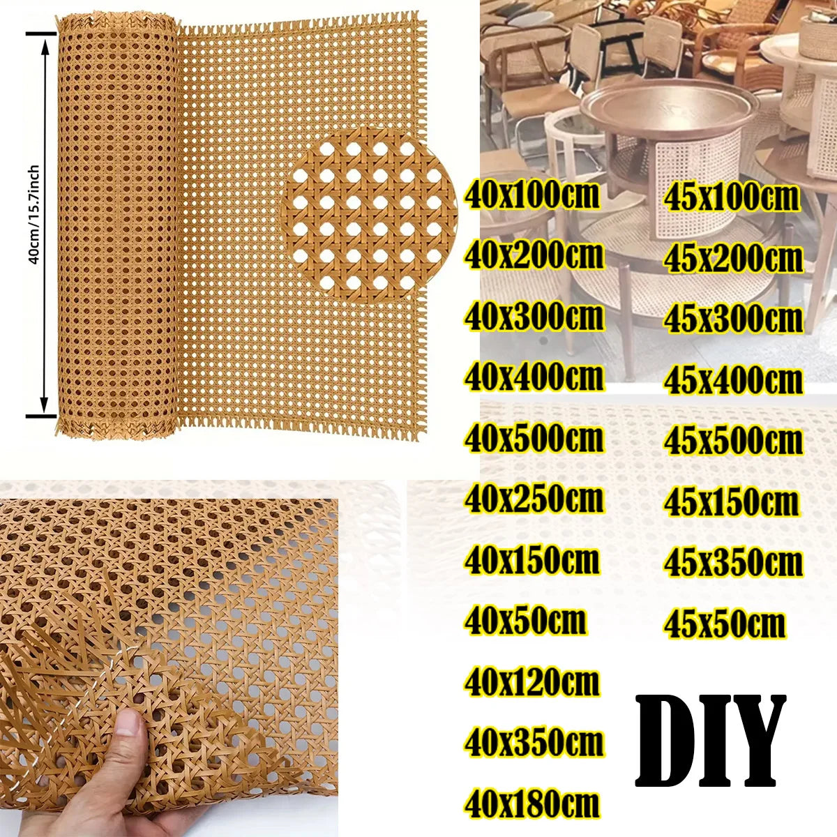 tissu textile moderne réticulé naturel beige tissé main dimensions variées