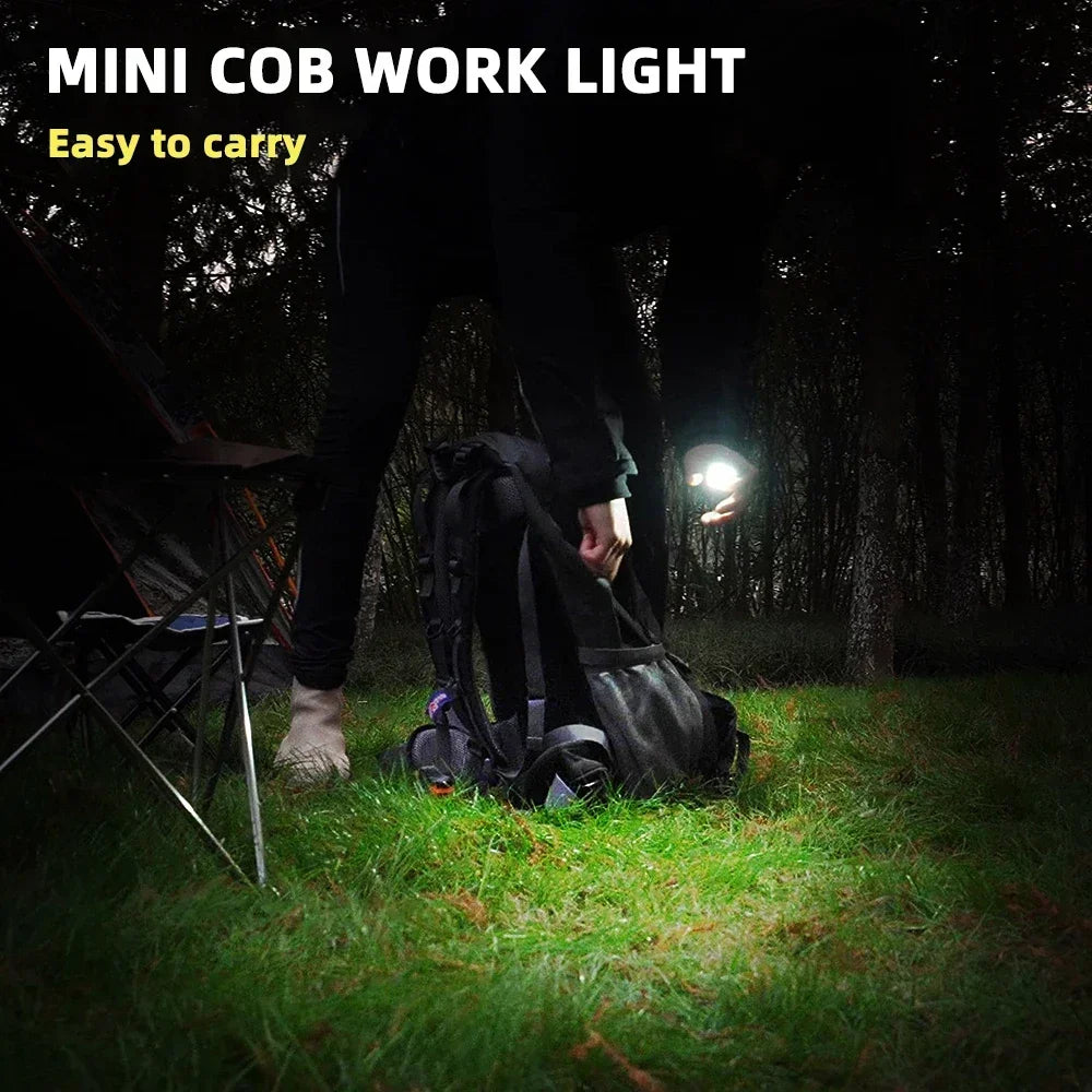 lampe poche mini led rechargeable porte clé compact éclairage multiple matériau étanche led grid