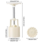 moule biscuits blanc motifs floraux moderne guide taille poignée rotation