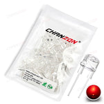 diodes led ultra brillantes 8mm transparentes modernes 25w 2w multiples couleurs électro bricolage