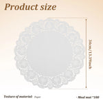 serviettes table blancs dentelle classiques événements festifs mariage vaisselle artisanat