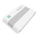serviette bain gris clair texture microfibre absorption forte moderne 70x140cm