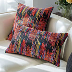 taie d'oreiller moderne colorées noir polyester rectangle sofa decorative chair bedding