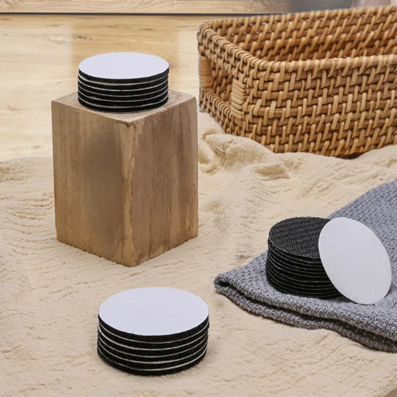 supports coussins adhésifs texturés noirs canapé pratique 10pcs 20pcs 50pcs