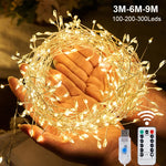 guirlande lumineuse led blanc effets multicolores télécommande noël décoration intérieure festive 3m 6m