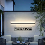 applique murale led ip65 moderne noire résistante humidité 85265v 5580100cm