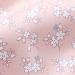 tissu coton biodegradable 160x50cm floral rose clair violet jaune bleu ciel classique
