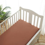 draps lit bébé coton fleurs pois blanc vert rose beige moderne élastique doux maternité
