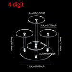 présentoir transparent moderne adhésif support rond supports circulaires figurines bouteilles vernis