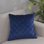 coussin carré velours bleu marine jaune orange rose pâle motif géométrique 30x50cm 45x45cm moderne