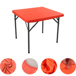 couvre table carré élastique noir rouge vert bleu rose violet blanc uni moderne festif