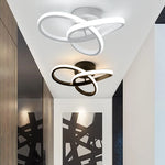 luminaire led blanc noir moderne abstrait surface éclairage quotidien couleurs interrupteur led driver