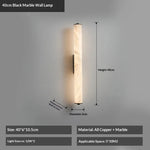 lampe murale moderne marbre blanc led 80cm haute qualité decorationintérieur