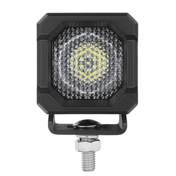 feux travail led noir 50w ip68 étanche ajustables haute luminosité off road unique optique