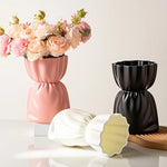 vase blanc moderne minimaliste plastique souple décoration intérieur arrondi chambre salon