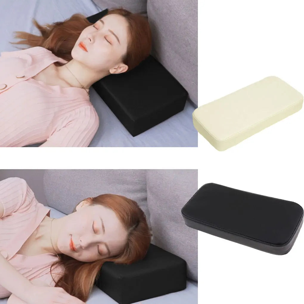 coussin soutien noir blanc adhésif moderne salon spa massage tête cou