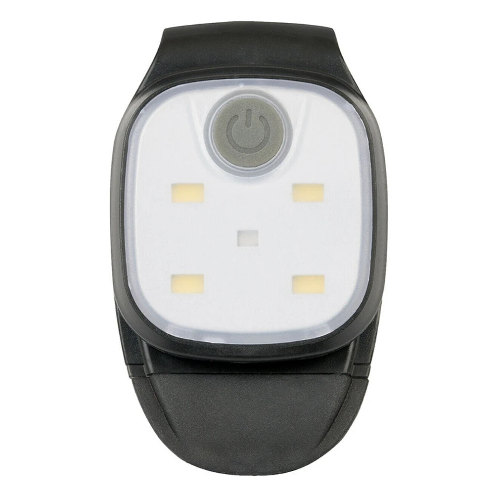 lampe frontale led clip noir moderne sécurité jog marche nuit pêche randonnée USB