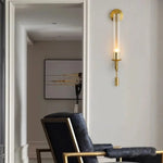lampes murales modernes or noir abat jour verre rayures ampoule filament apparent chambre cuisine