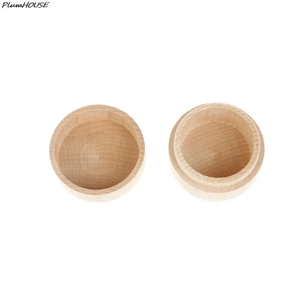 boîte ronde rangement bois bijoux naturel minimaliste opacité grain bois respectueux environnement PVC