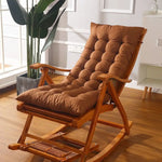 coussin chaise bascule mousse pe polyester moderne confortable patch travail uni doux opaque