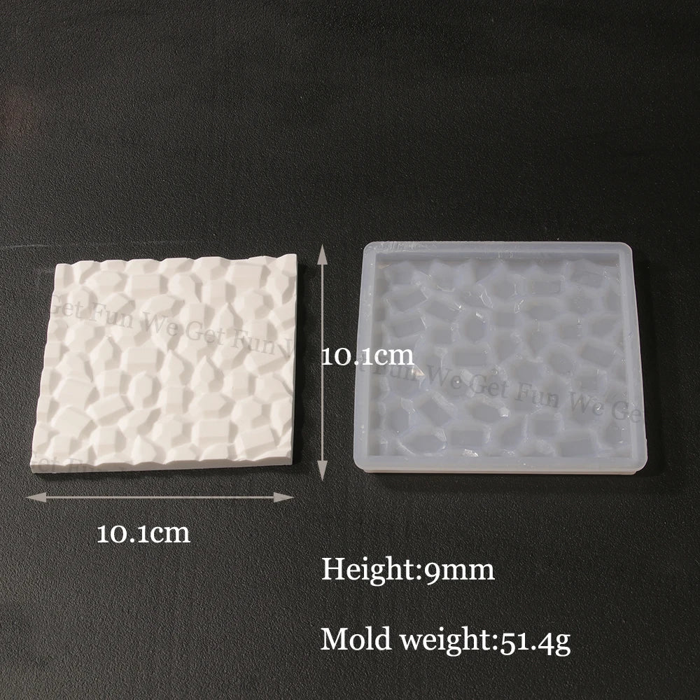 plaque décorative silicone hexagonale moderne blanc fixations invisibles carreaux muriaux fonds télévision