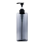 flacons savon liquide pompe contemporains blanc orange bleu gris opaques salle bain