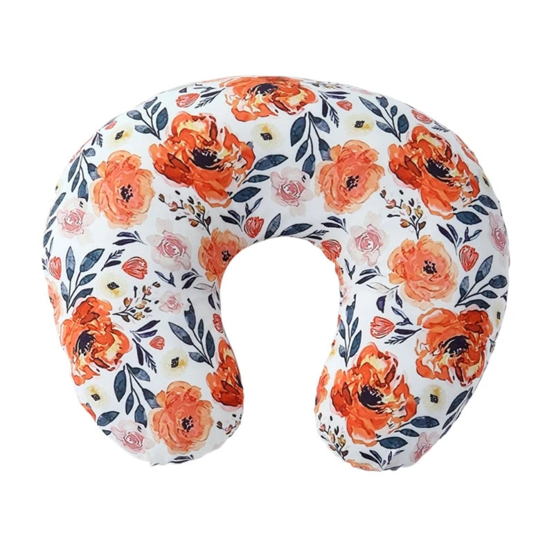 coussin voyage ergonomique forme coton motif fleurs animaux voyage confort bébé enfant